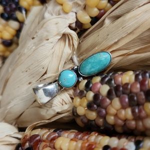 Gorgeous NWOT Native American Navajo Turquoise and Sterling Pendant 🩵🎁
